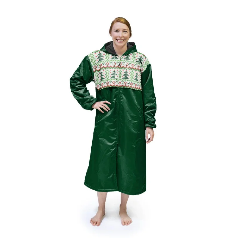 Christmas Tree Sweater Swim Parka