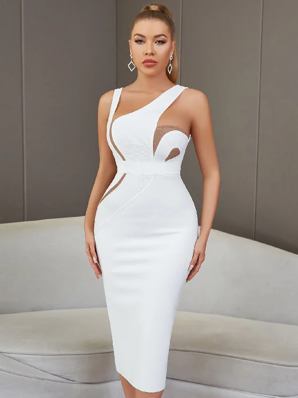 Tank Sleeveless Backless Midi Bodycon Dresses