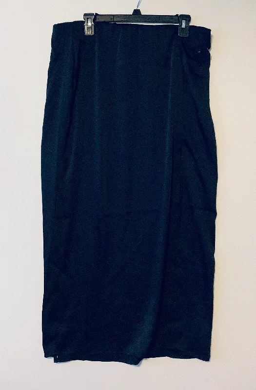 Skirt Maxi By A New Day In Black, Size: L