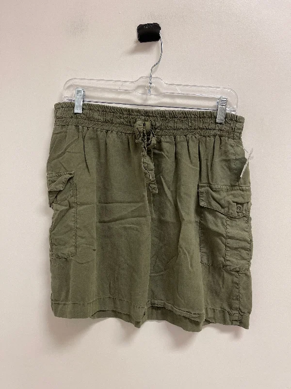 Skirt Mini & Short By Cloth & Stone In Green, Size: 12