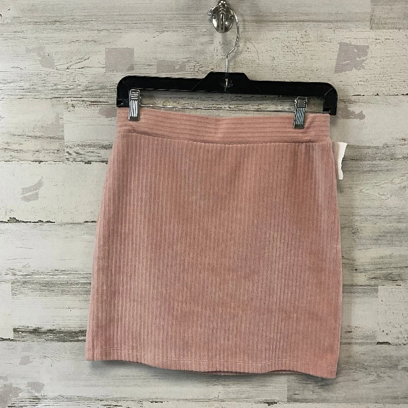 Skirt Mini & Short By Double Zero In Pink, Size: M