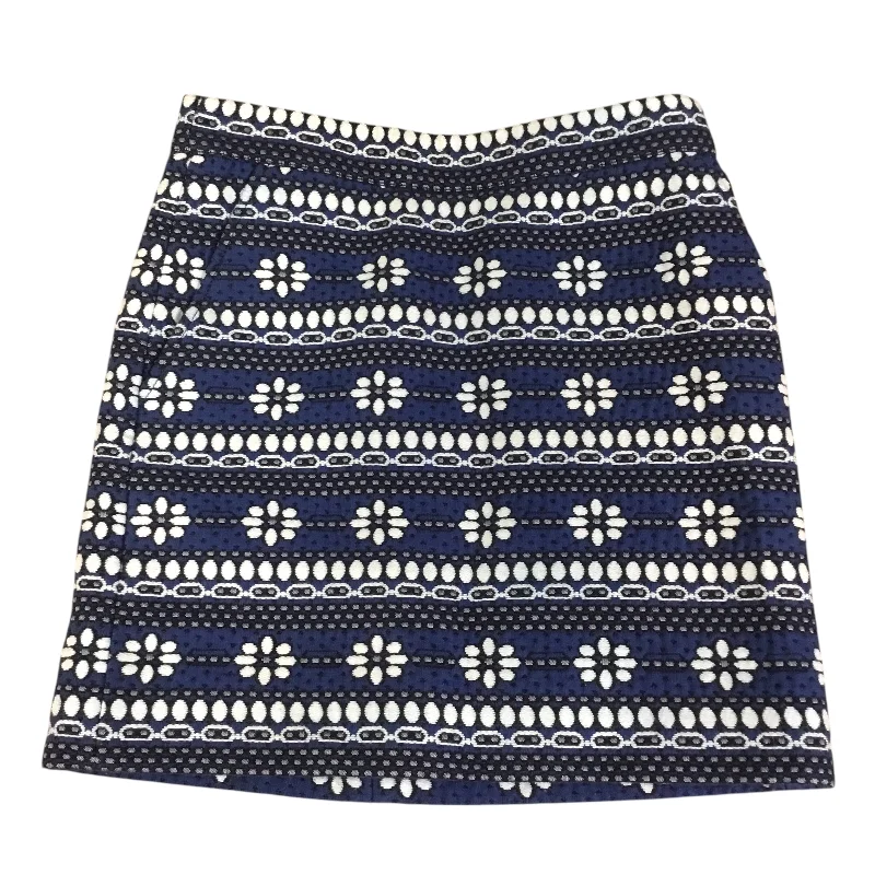 Skirt Mini & Short By J. Crew In Black & Blue, Size: 0