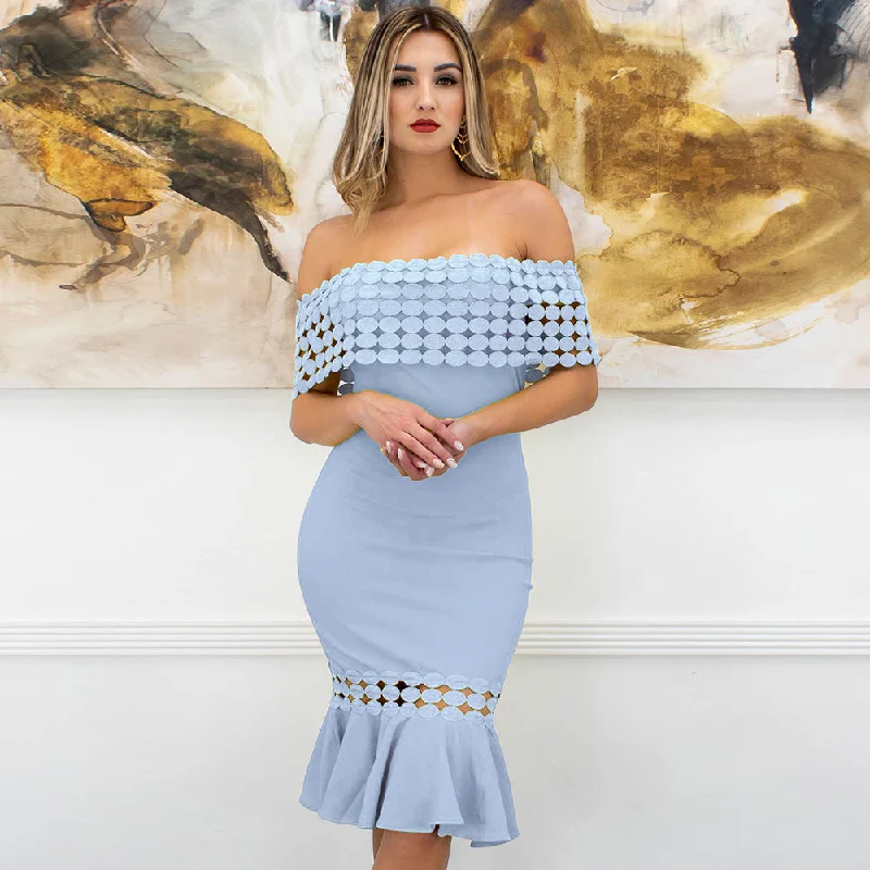 Sexy Off The Shoulder Bodycon Party Dresses