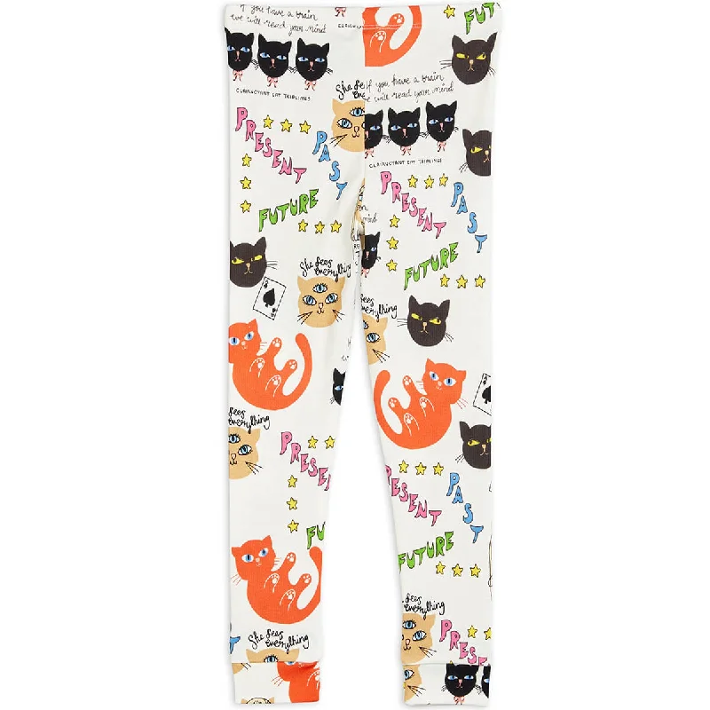 Clairvoyant Cats Leggings by Mini Rodini - Last One In Stock - 10-11 Years