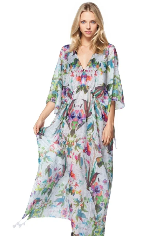 Aloha Paradise Poolside Maxi Dress