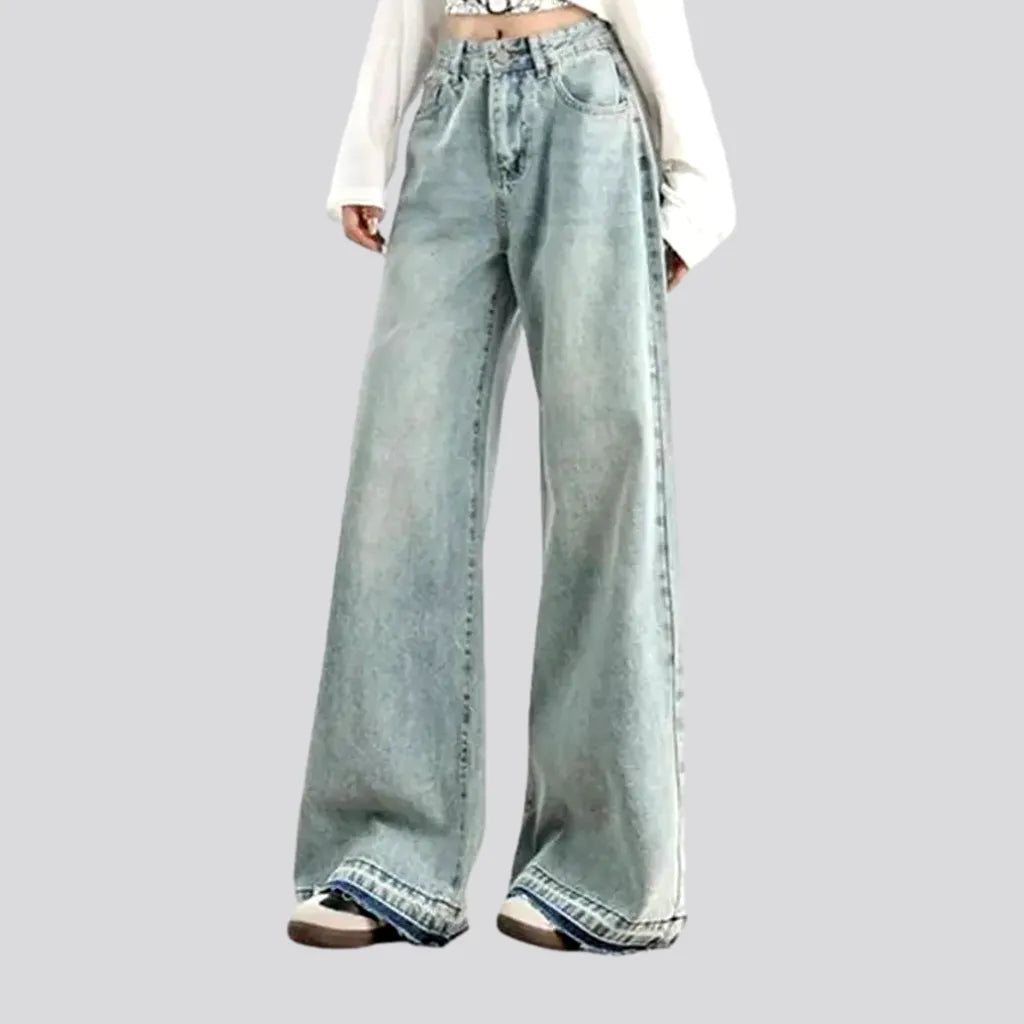 90s style high rise women's jeans