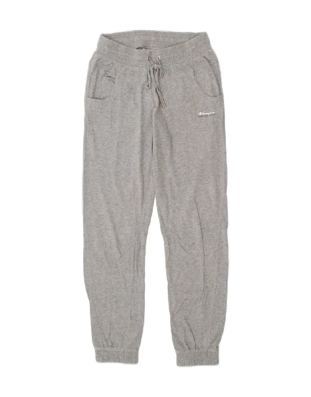 CHAMPION Womens Tracksuit Trousers Joggers UK 8 Small  Grey