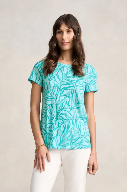 Printed T-Shirt - Two Tone Foliage