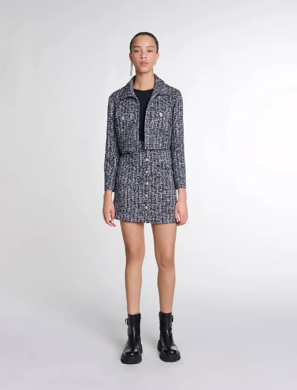 2-In-1 Tweed Dress