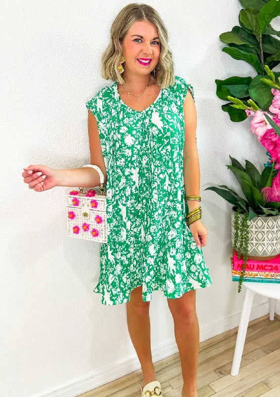 It Would Be You Mini Dress - Green