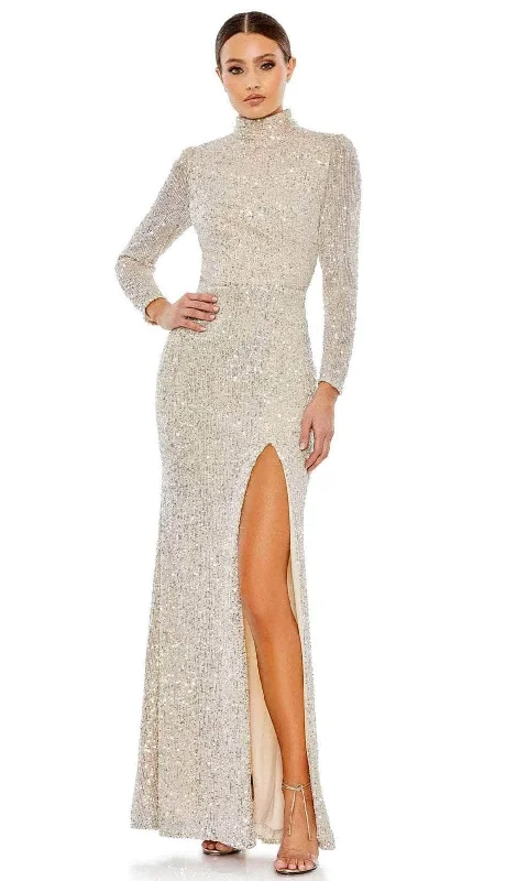 Ieena Duggal 42014 - High Neck Sequin Evening Dress