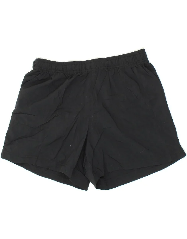 COLUMBIA Womens Sport Shorts UK 14 Medium  Black Nylon