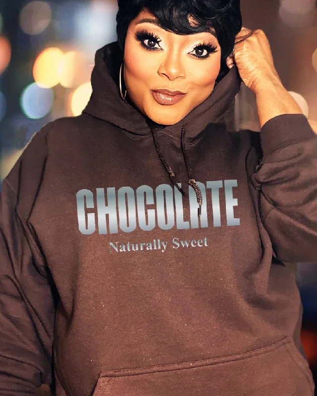 Chocolate Bar (Shiny Silver Foil) Hoodie