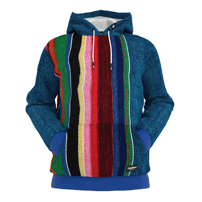 Colorful Denim Hoodie