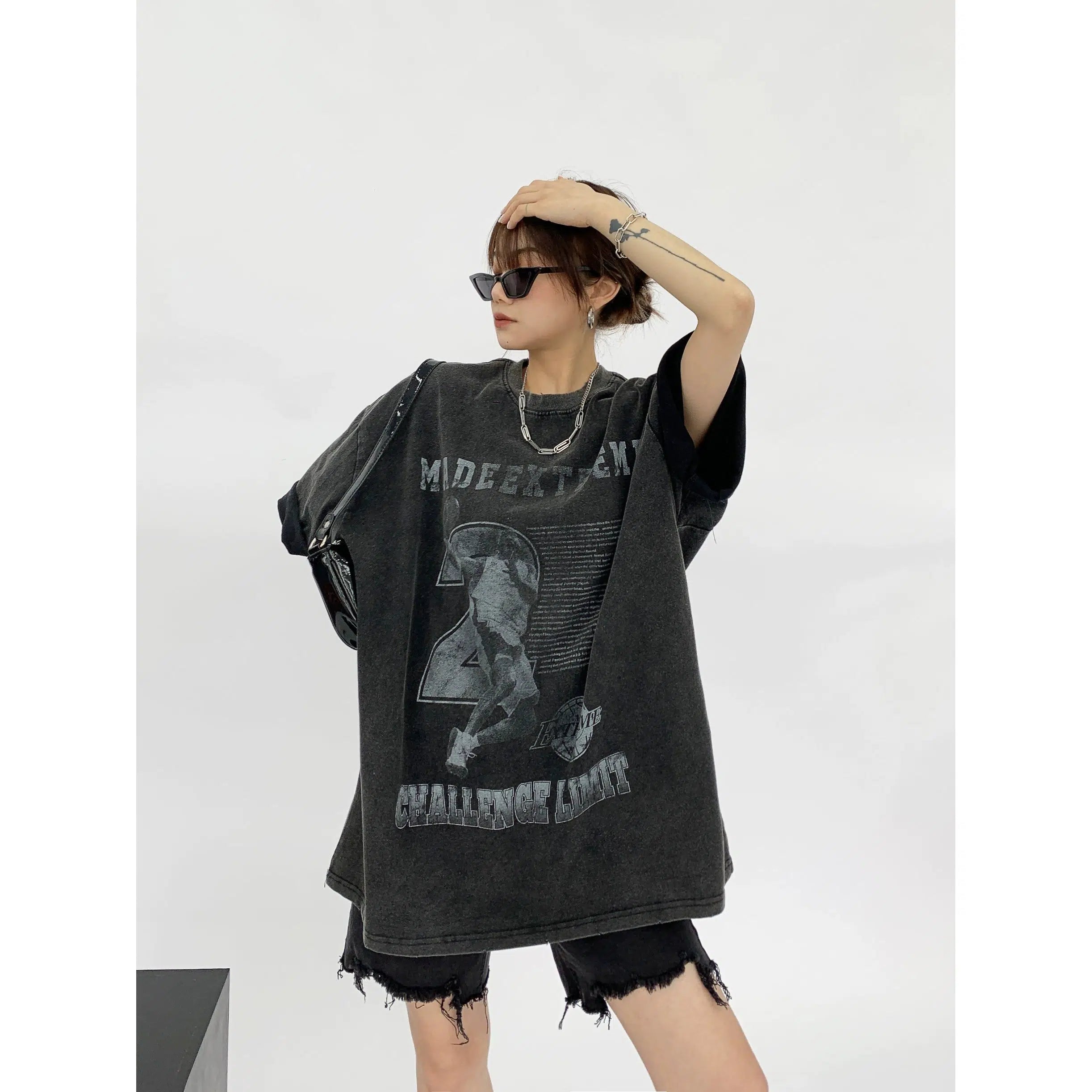 Graphic  Printed Oversized T-Shirt