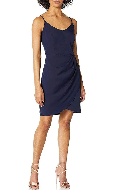 Laundry HP03W13 - Sleeveless Faux Wrap Cocktail Dress