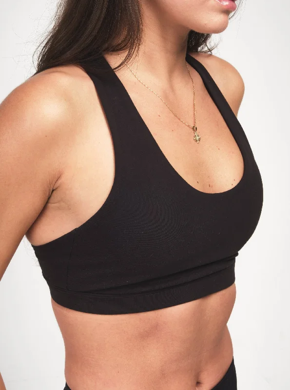 Contrast Bra - Onyx