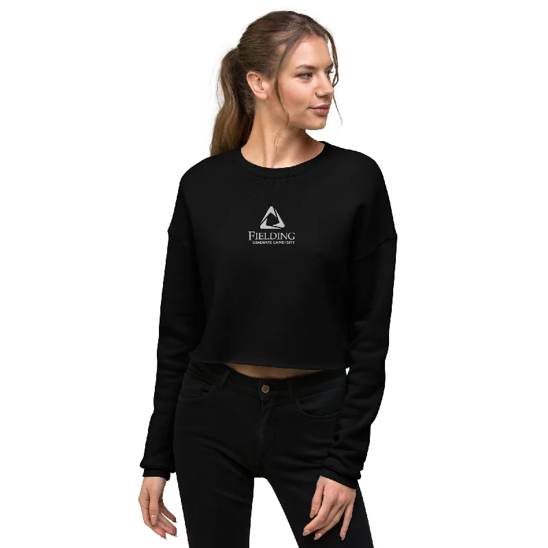 Women's Cropped Sweatshirt | Embroidered Fielding Logo