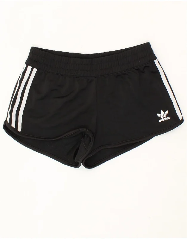 ADIDAS Womens Sport Shorts UK 6 XS Black