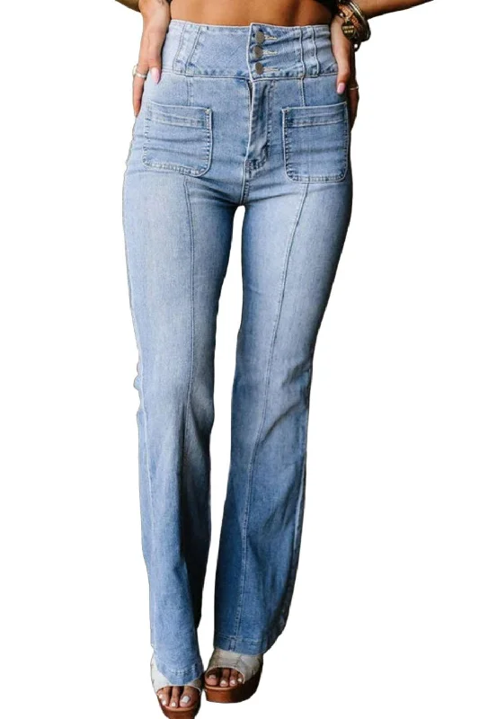 High Waist Bootcut Jeans