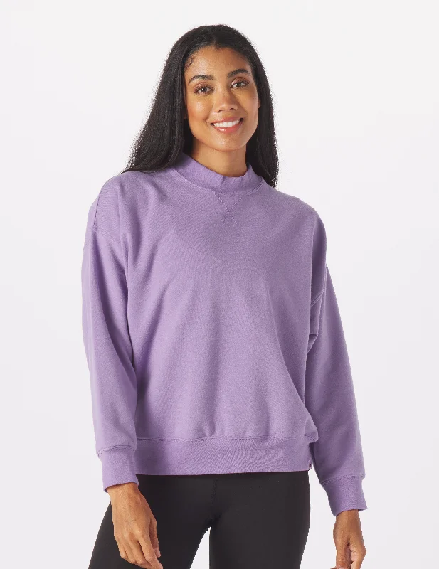 Vintage Oversized Crew: Amethyst