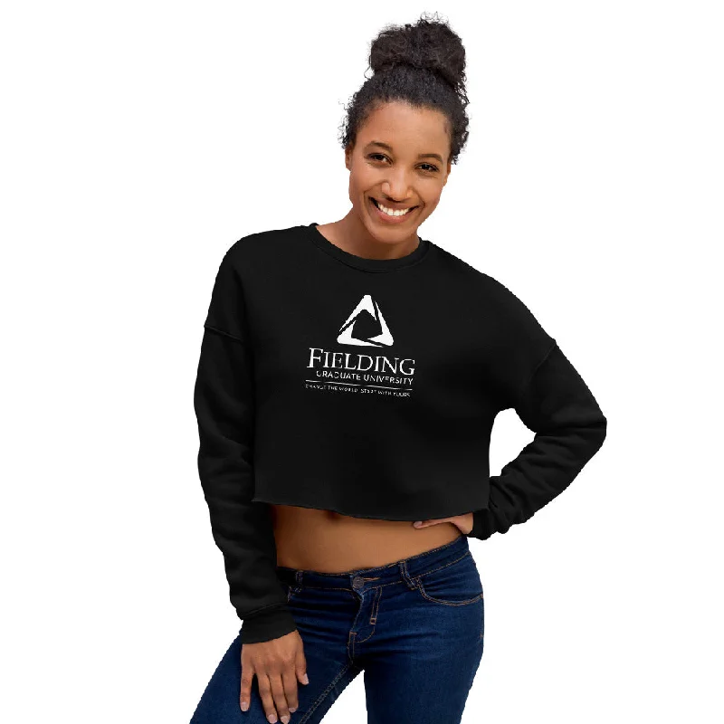 Women's Cropped Sweatshirt | Fielding Logo