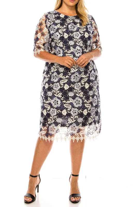 Phase Seven CHE033166 - Floral Lace Day Dress