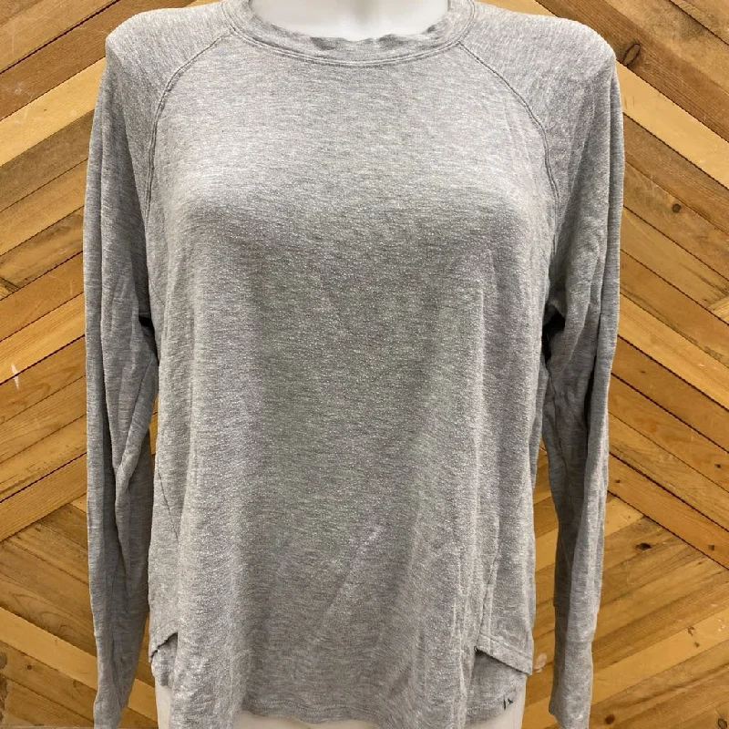 Eddie Bauer - Women's L/S T-Shirt - MSRP comp $60: Grey-women-MD