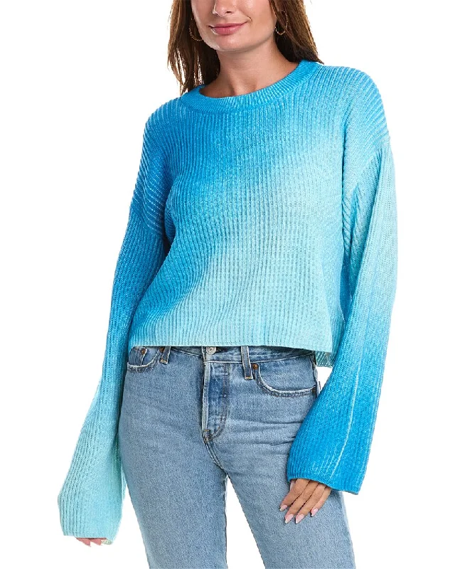 WISPR Sevan Shadow Scoop Silk-Blend Sweater