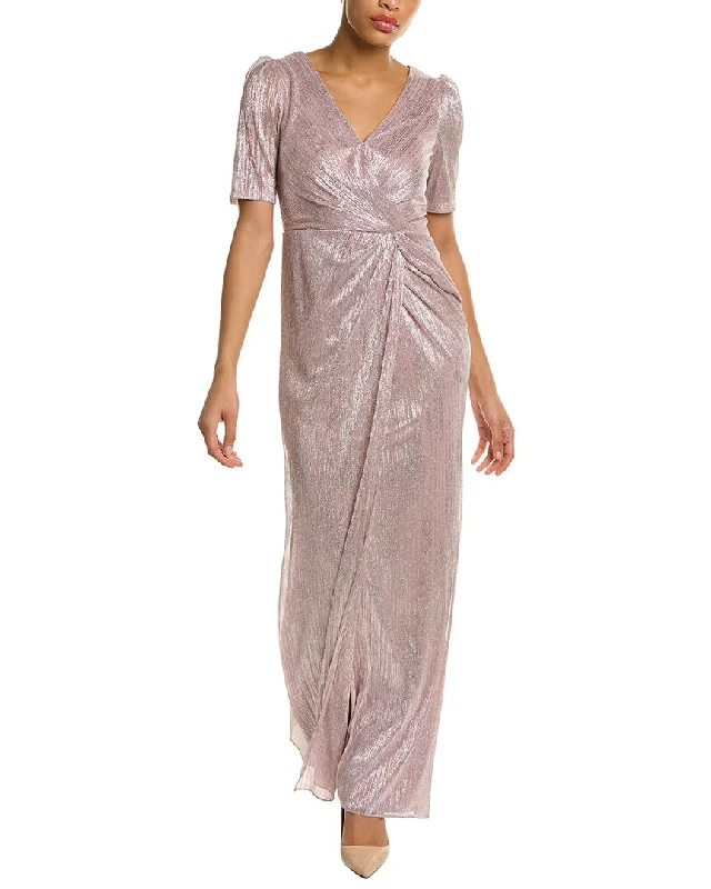 Adrianna Papell Metallic Gown