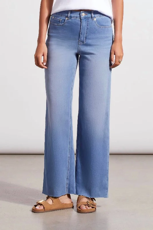 Brooke High Rise Wide Leg Jean In Sky Blue