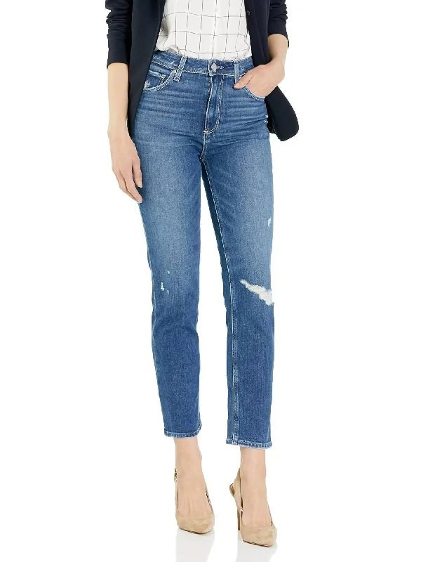 Sarah Slim Jean In Roadie Destructed