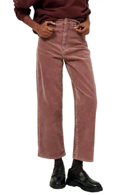 Velvet Cruise Pants In Woodrose