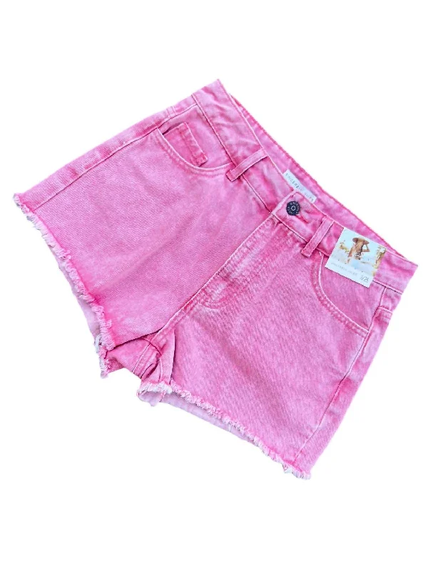 Women's Perfect Denim Short In Pink